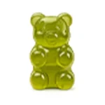 Green gummies colored with BOS Natural Colours plant-based natural food color